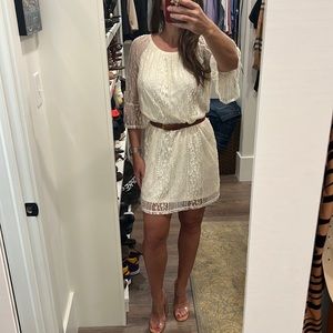Medium Cream Lace Dress